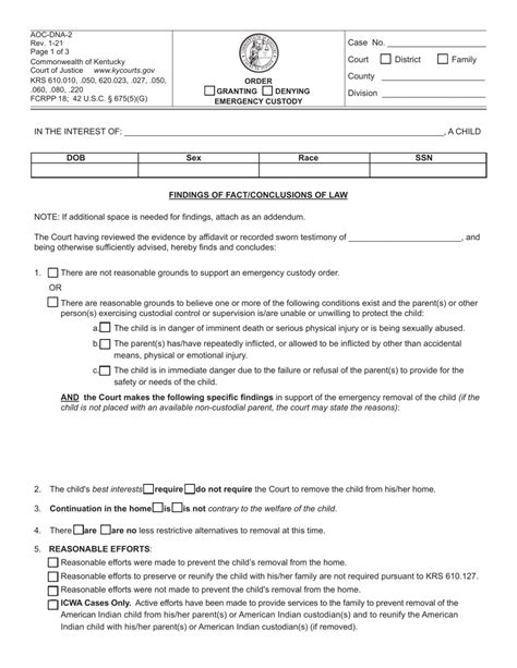 Form Aoc Dna 2 Fill Out Sign Online And Download Fillable Pdf