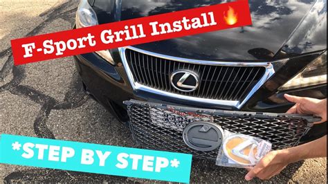 How To Install Change A Lexus Is250350 Grill Step By Step Youtube