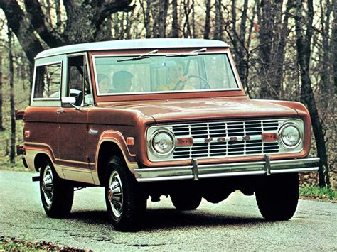 First Gen Ford Bronco Tops Hagertys Vehicle Ratings Ford