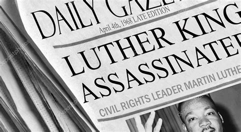 Martin Luther King Foi Assassinado Em 1968 Fotos Imagens De