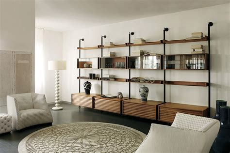 Stunning Minimalist Living Room Wall Unit Systems Italian Design