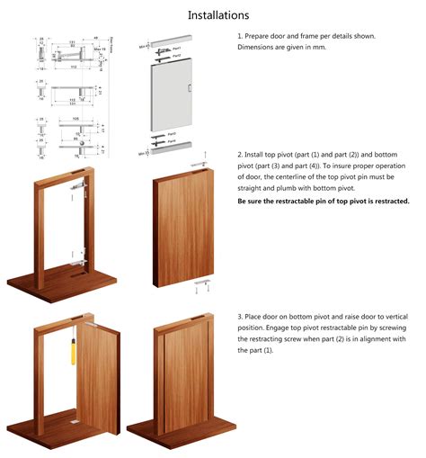 pivot door hinge alamic heavy duty 304 stainless steel pivot hinge for wood doors 360 degree