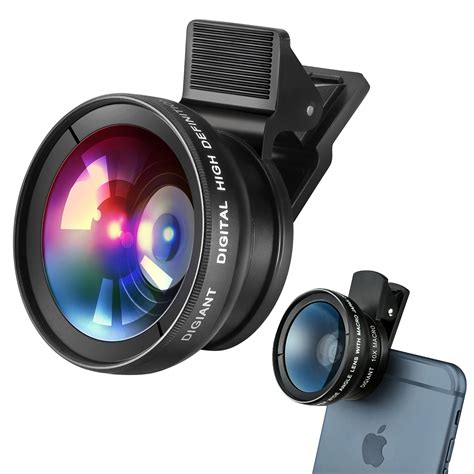 Digiant Iphone Lens Camera Lenses Kit Macro Lens Wide Angle Lens With