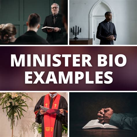 20 Minister Bio Examples • Eat Sleep Wander