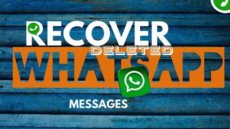 How To Read Deleted Whatsapp Messagesrecover Whatsapp Message Youtube