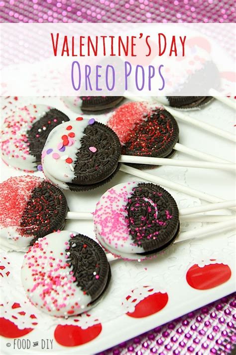 Valentines Day Oreo Pops Recipe Oreo Pops Valentines Party Food