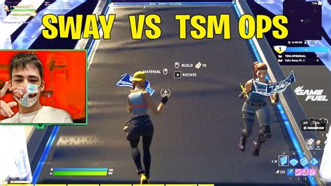 Faze Sway Vs Tsm Ops 1v1 Buildfights Fortnite 1v1 Youtube