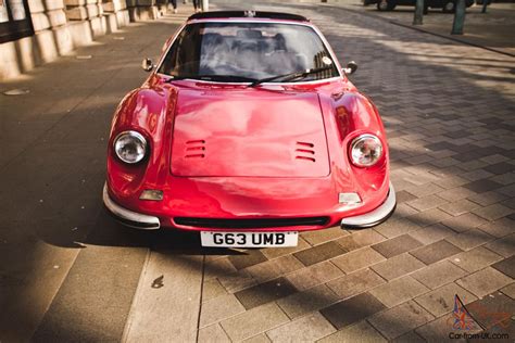 One of 488 uk right hand drive cars, it sold at its list price in 1973 for £5,485! Ferrari Dino 246GT Open-topped Kit Car. Such a Beautiful ...