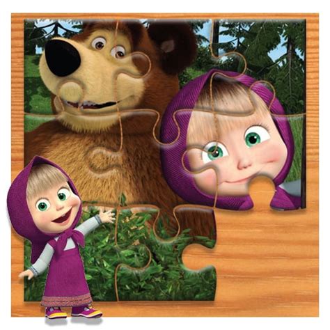 Game Gutter Masha And The Bear Jigsaw Puzzle