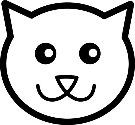 Cat Head Outline Free Download On Clipartmag