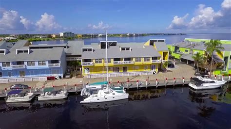 Amazing Drone View Fishermens Village Punta Gorda Florida Youtube