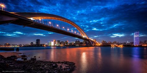 Download Wallpaper Lupu Bridge Shanghai China Huangpu River Free