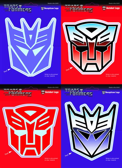 Transformers Decepticon And Autobot Logo
