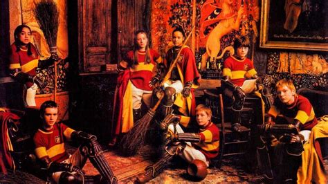 Rare Gryffindor Quidditch Team Group Photo Rharrypotter