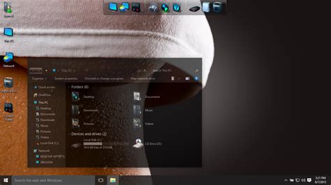 Dark Glass Theme For Win10 Skin Pack For Windows 11 And 10