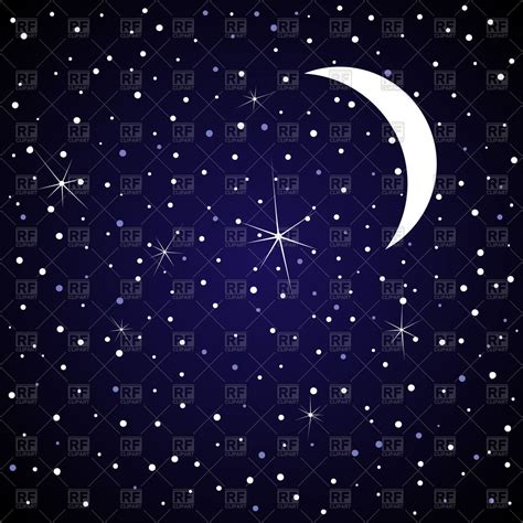 Night Clipart Starry Sky Night Sky Clipart Stars Black And White Hd