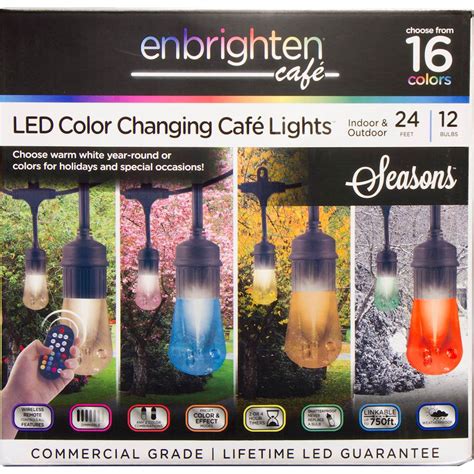 Best Buy Enbrighten Café Seasons Led Color Changing Lights 24 Feet12