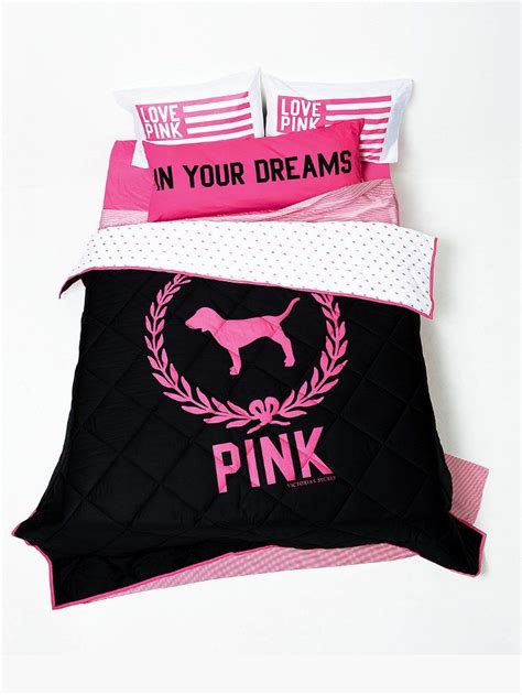Bought This Comforter For Our Angel This Morning To Complete Her Victo Pink Victoria Secret