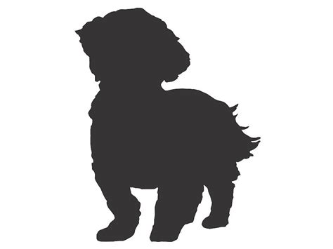 Maltese Dog Silhouettes Svg File