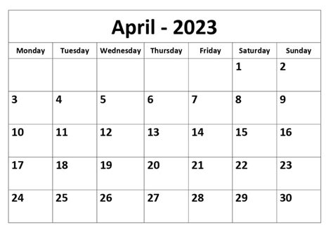 April 2023 Calendar Free Printable Calendar April 2023