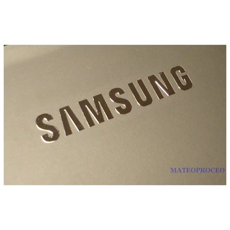 Samsung Label Sticker Badge Logo Metal Chrome
