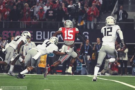 Photos Ohio State Vs Oregon In The 2015 National Championship Game Eleven Warriors Oregon