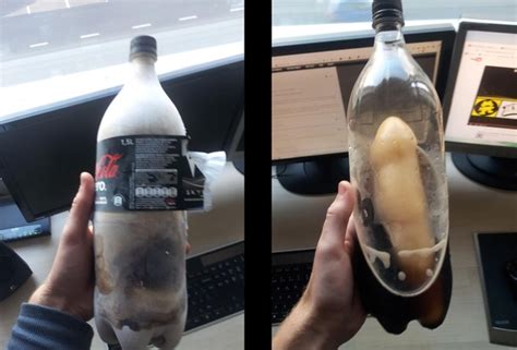 I Forgot A Soda In The Freezer And A Dick Appeared In My Bottle When