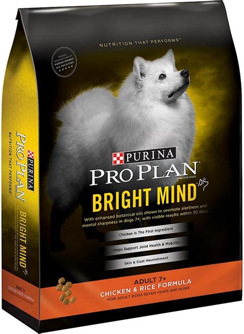 Purina Pro Plan Bright Mind Adult 7 Chicken And Rice Formula Dry Dog