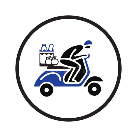 Fast Grocery Delivery Icon Stock Vector Illustration Of Vector 262292946