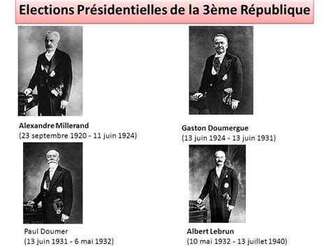 Les Présidents De La République Française De La 2eme République À Ce