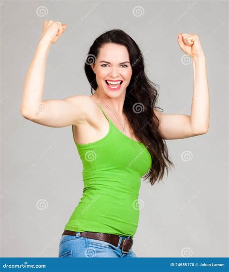 Fit And Healthy Woman Stock Photo Image Of Brunette
