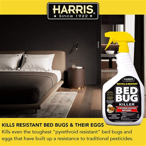 Harris Egg Kill And Resistant Bed Bug Killer 32 Fl Oz Pf Harris