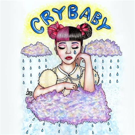 Karina Odalis On Instagram Cry Baby Tears My Drawing Of Melanie Martinez Made With Colo