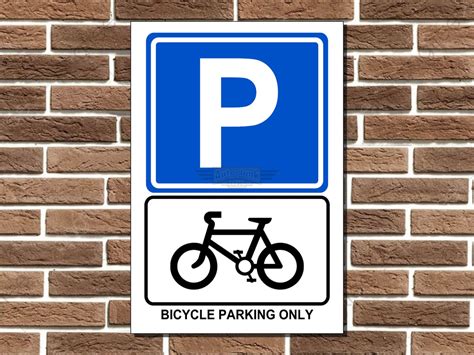 Bicycle Parking Only Metal Sign Auto Junk Uk Ltd