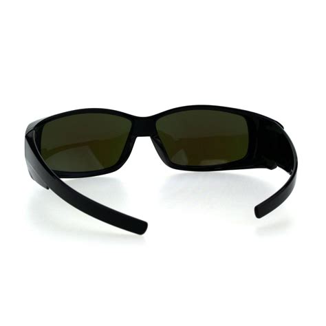 Polarized Antiglare Reflective Color Mirror Lens Mens 58mm Fit Over Sunglasses Ebay