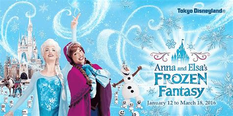 Anna And Elsa Frozen Fantasy Tokyo Disneyland