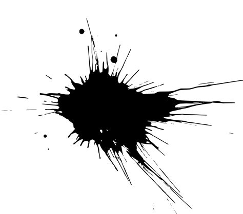 Black And White Monochrome Paint Paint Splatter Png Download 1314