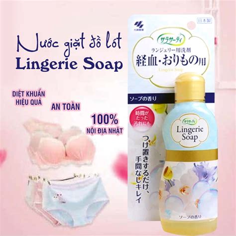 Nước Giặt đồ Lót Nhật Bản Lingerie Soap 120ml Eva