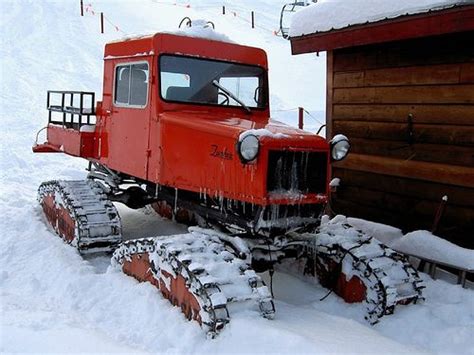 > a us$125,000 snow machine is the latest toy for rich land barons. Vintage Tucker Snow Cat Groomer | Snow vehicles, Snow ...
