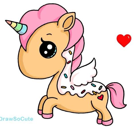 64+ Kawaii Doughnut Unicorn Coloring Pages | Gabriel Romero Adriano