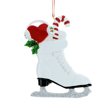 Personalized Figure Ice Skate Stocking Ornament Ice Skating Etsy