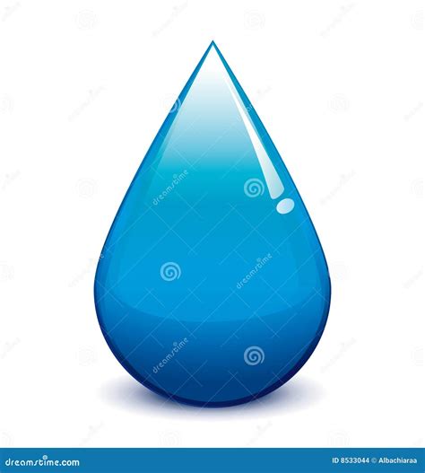 Water Droplet On A Leaf Cartoon Vector 6044193