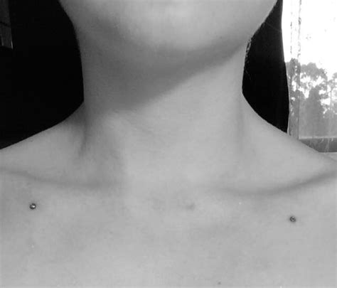 32 Awesome Microdermal Clavicle Piercings