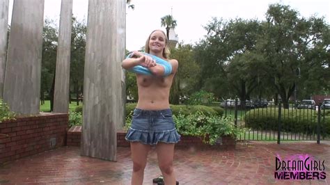 Real Home Video Streaking Naked Through Downtown Tampa