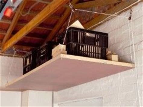 Furniture custom overhead garage ceiling storage rack. 10 best Pulley Systems images on Pinterest | Pulley ...