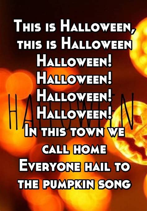 This Is Halloween This Is Halloween Song Lyrics - "This is Halloween, this is Halloween Halloween! Halloween! Halloween