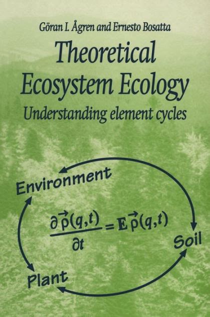 Theoretical Ecosystem Ecology Understanding Element Cycles By Goran I