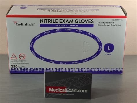 Cardinal Health™ 88rt04l Flexal Touch Nitrile Exam Gloves Blue Lg