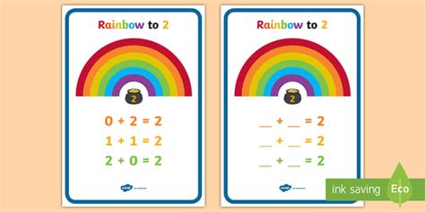 Rainbow To Two Display Poster Creat De Profesori