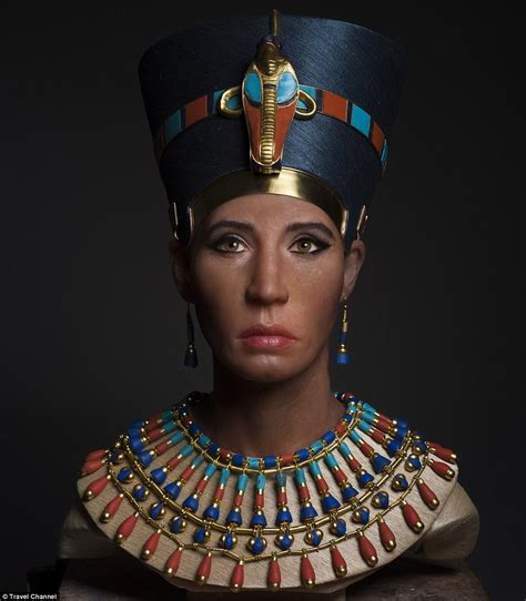 Face Of Queen Nefertiti Brought To Life With 3d Scans Daily Mail Online